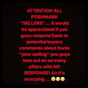 ‼️ATTENTION ALL POSHMARK SELLERS !!!! ‼️